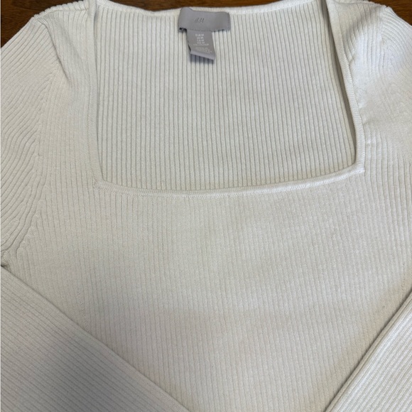 H&M Cream Ribbed Sweater - Picture 3 of 5